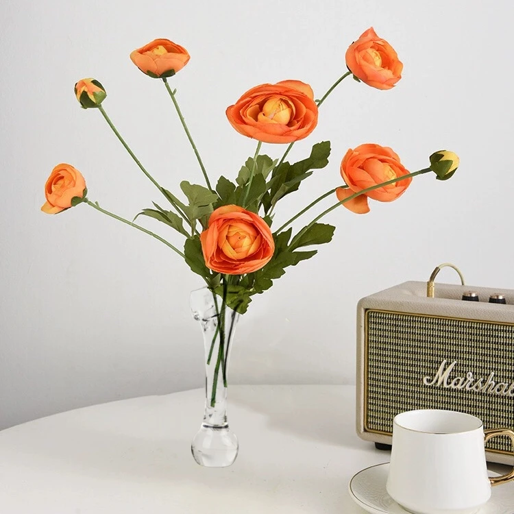 High Quality Vintage Acrylic Lucite Wedding Vase Hotel Home Decoration Transparent Flower