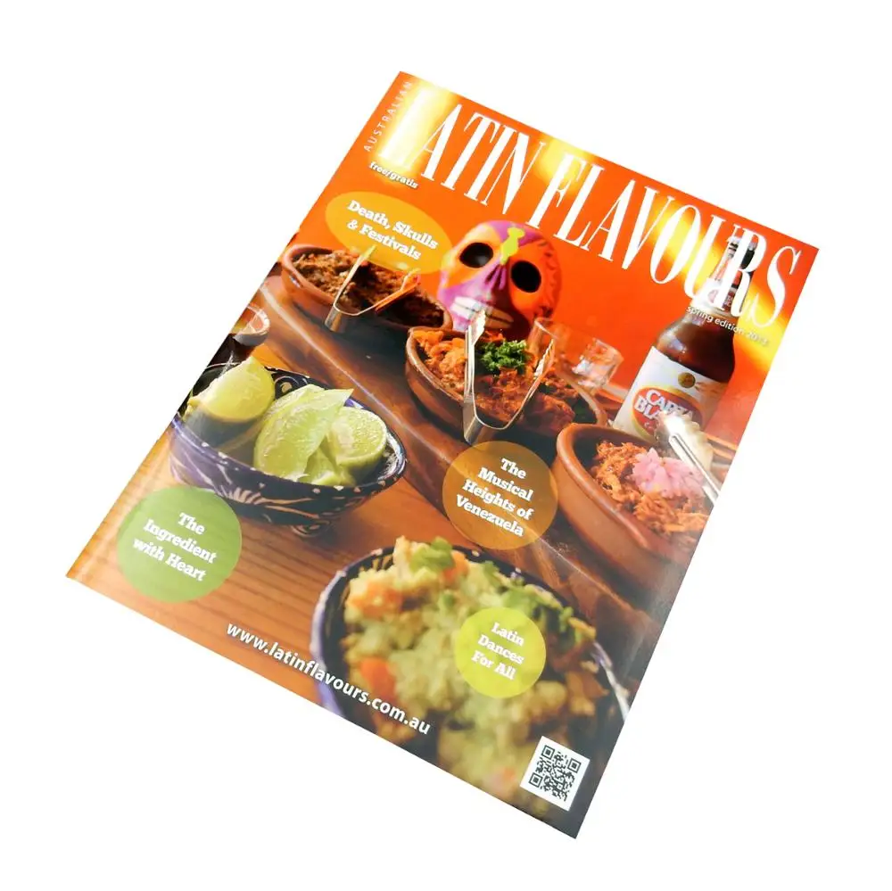 Fast delivery customized size well designed magazine zine printing