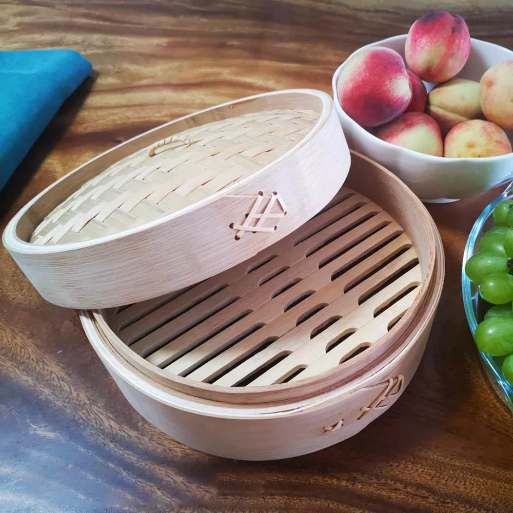 High Quality Bamboo Mini Dim Sum Steamer Cooker Basket For Kitchen Cookware