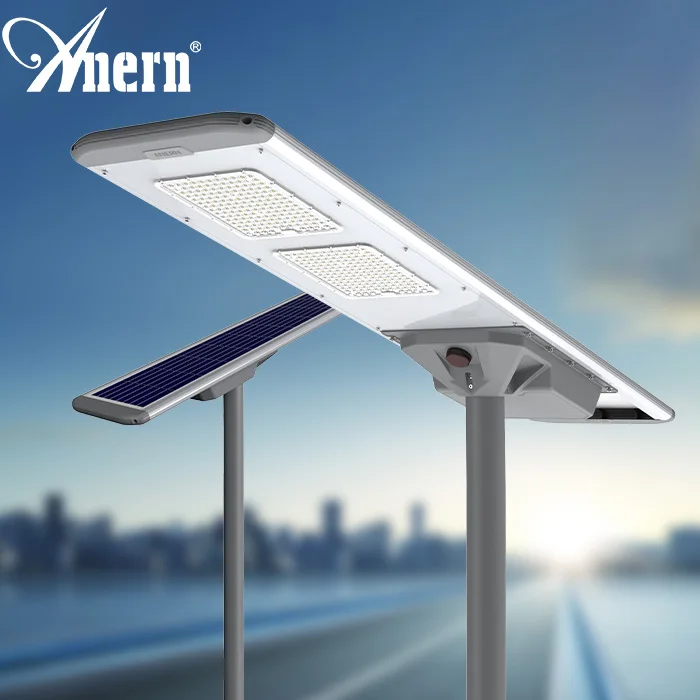 Saving energy outdoor 3.5m high pole solar lamp post for 20W