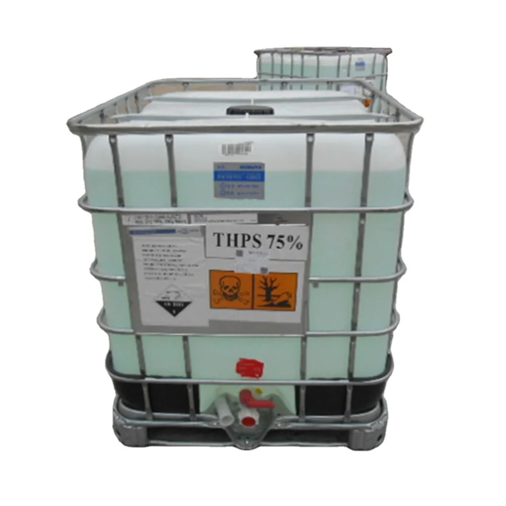 High quality biocide tetrakis hydroxymethyl phosphonium sulfate 55566-30-8  for industrial uses