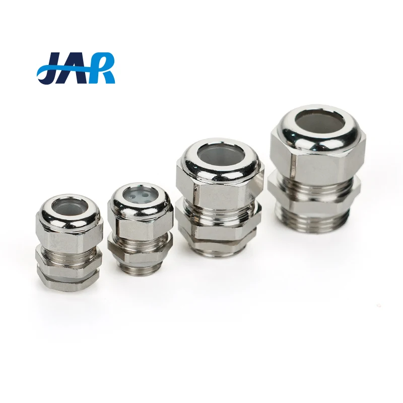 JAR Высокопрочный металлический IP68 разъем PG & MG тип водонепроницаемый кабель вход латунный огнестойкий кабельный сальник