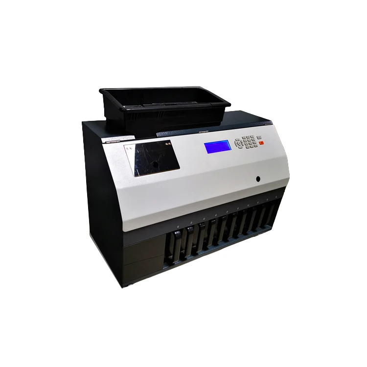 CS-910 Digital Coin Counter with Electronic Coin Sorter Connect Computer And Printer coin counting machine malaysia