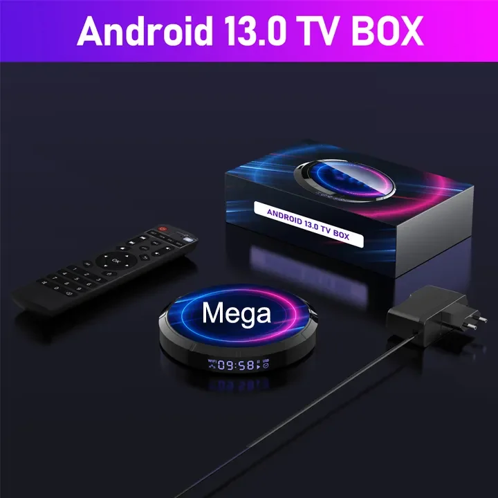 Stable 4K cobra  Android TV Box Smart TV 4k ip tv box mega ott Media Player Set-top Box android 12