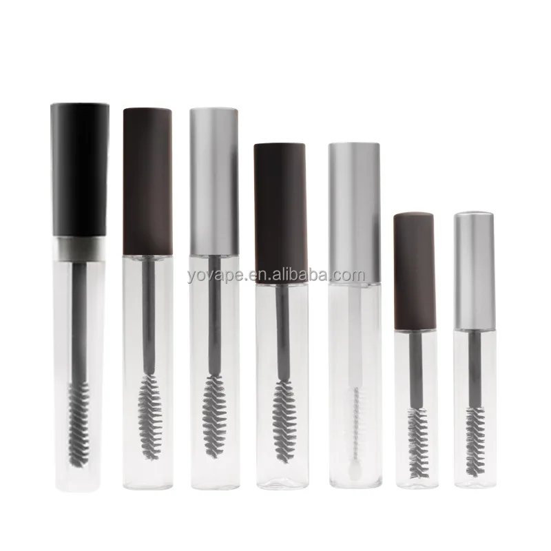 Reffielable eyelash container skin care packaging empty mascara tubes with brush 4ml 5 ml 8ml bottles for oil eyelashes