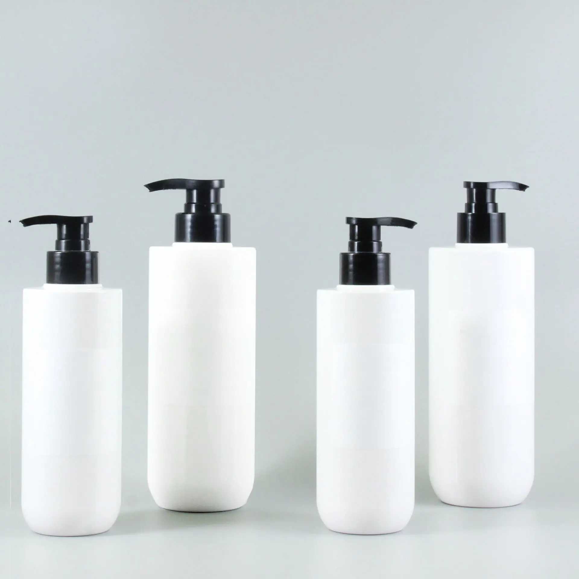 300ml White Empty Pump Lotion Bottle Cosmetic Packaging Liquid Soap Bottle Pet Pump Liquid Soap Bottle Shampoo Hair Plastic
