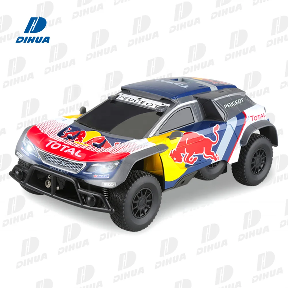 Игрушка с дистанционным управлением 2 4 ГГц красный бык PEUGEOT 3008 DKR Макси масштаб 1/16 модель Дрифт внедорожник гоночный Радиоуправляемый автомобиль для детей-12 км/ч
