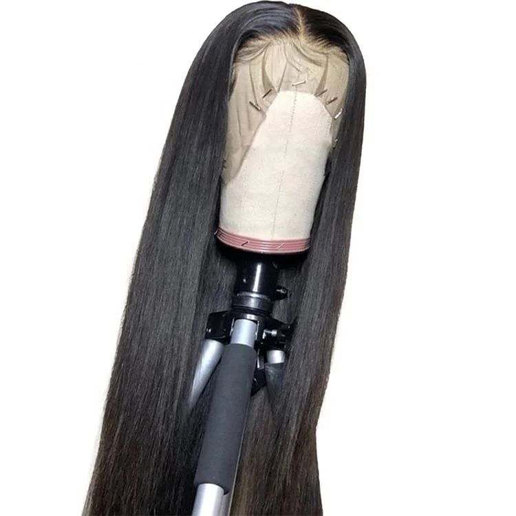 Amazon Blood 2021 trend lace  hair wig Brazilian hair wigs for black woman hd lace frontal wig long black straight hair product