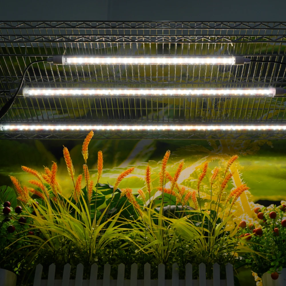 Custom T8 LED Grow Light Tube Samsung LM301B 2FT 4FT 8FT t8 18w japenses tube Light Waterproof  For Greenhouse Indoor Plants