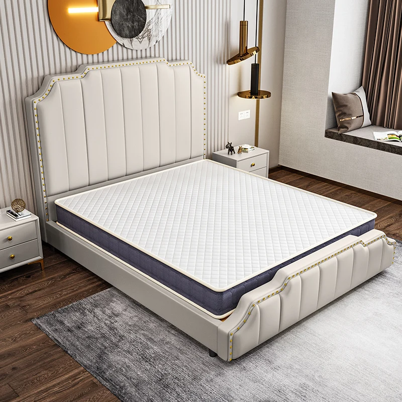 Italian style design home bedroom furniture luxury double bed