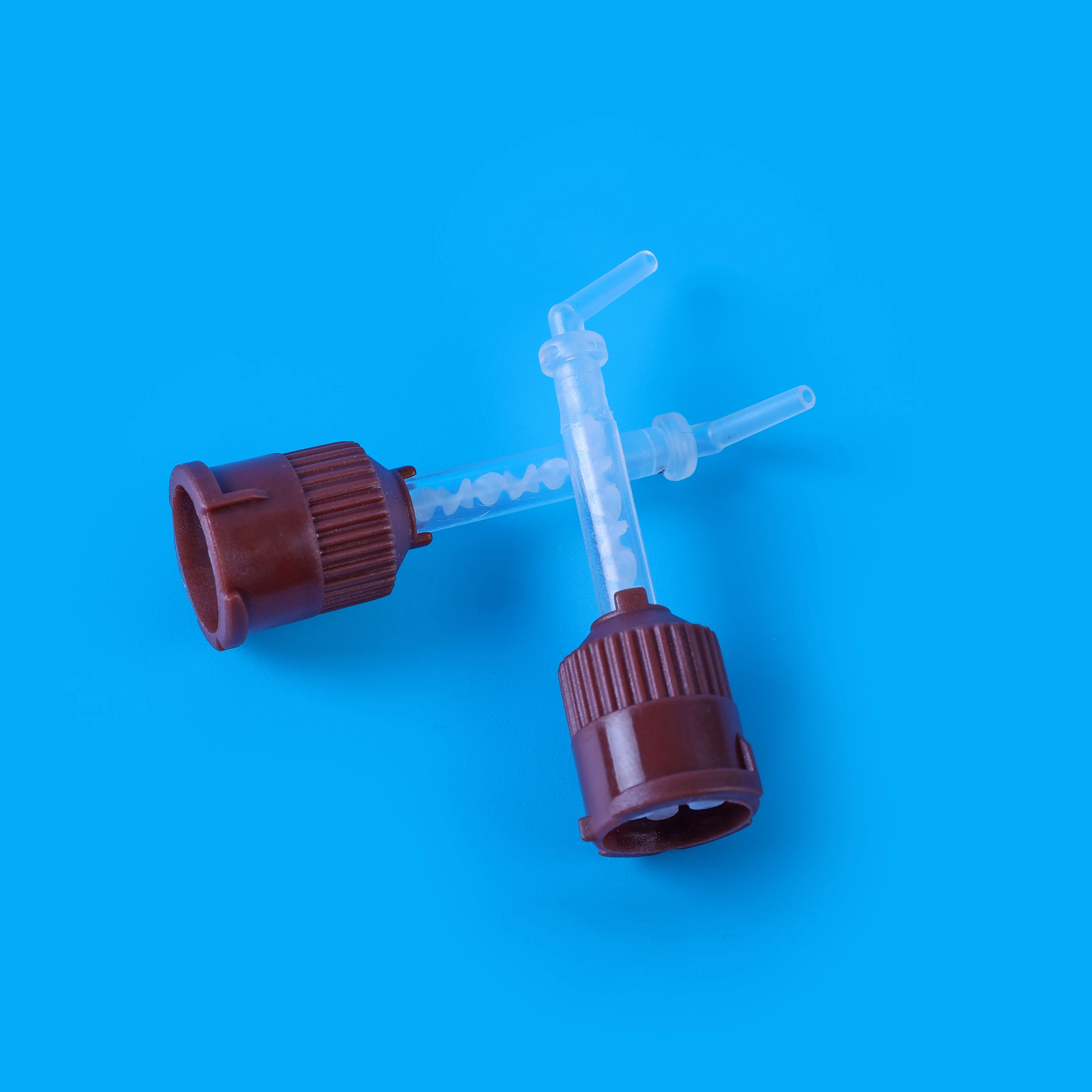 Dentistry Disposable Mixing Tips Silicone Rubber Mixing Head 1:1 For Impression Mixing Dispensing Gun Dental Materials