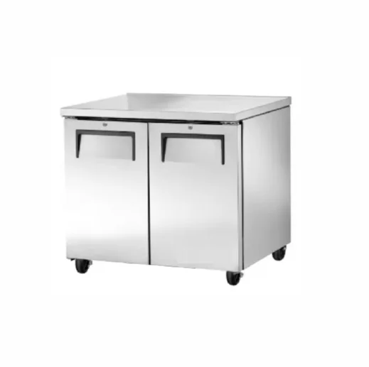 Shineho  New design stainless steel 304 air cooling 1~8℃  work bench refrigerator and freezer  for salad/sushi/hamburger