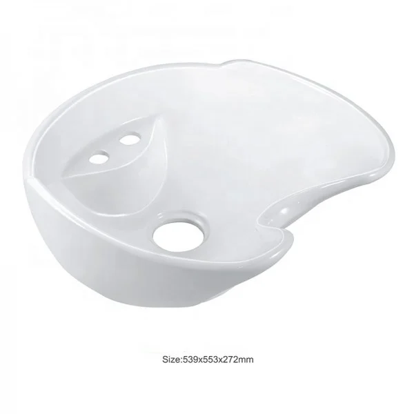 
Ceramic shampoo chair basin / hairdressing shampoo basin / Beauty Hair Salon Shampoo basin 