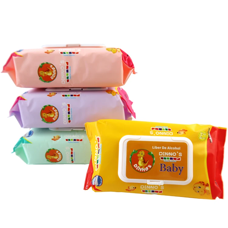 Детские нетканые салфетки для ухода за кожей