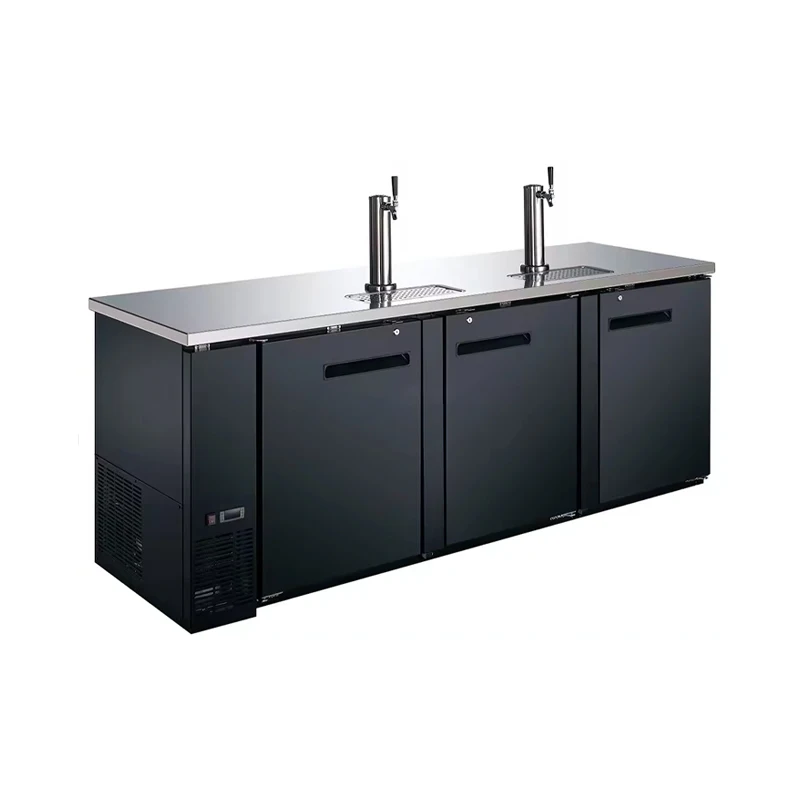 Диспенсер для разливного пива, кег, 4 полноразмерных охладителя пива, морозильная камера, UDD-4-Refrigeration оборудование