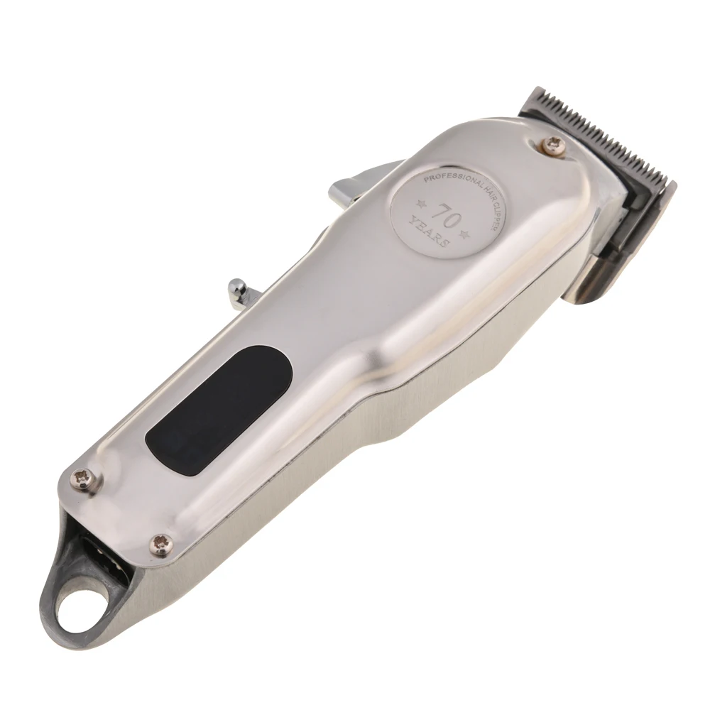 Cheap Price Wholesale Silver Cordless Rechargeable Trimmer Hair Cutting Clippers For Men