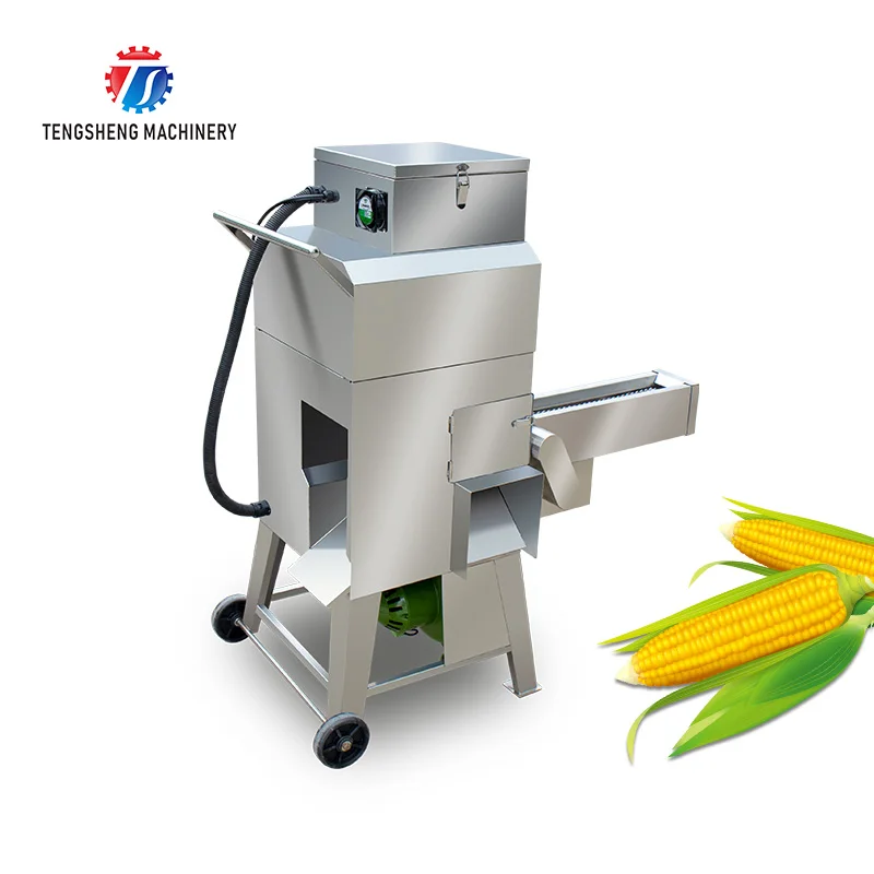 fresh corn peeler thresher machine maize threshing