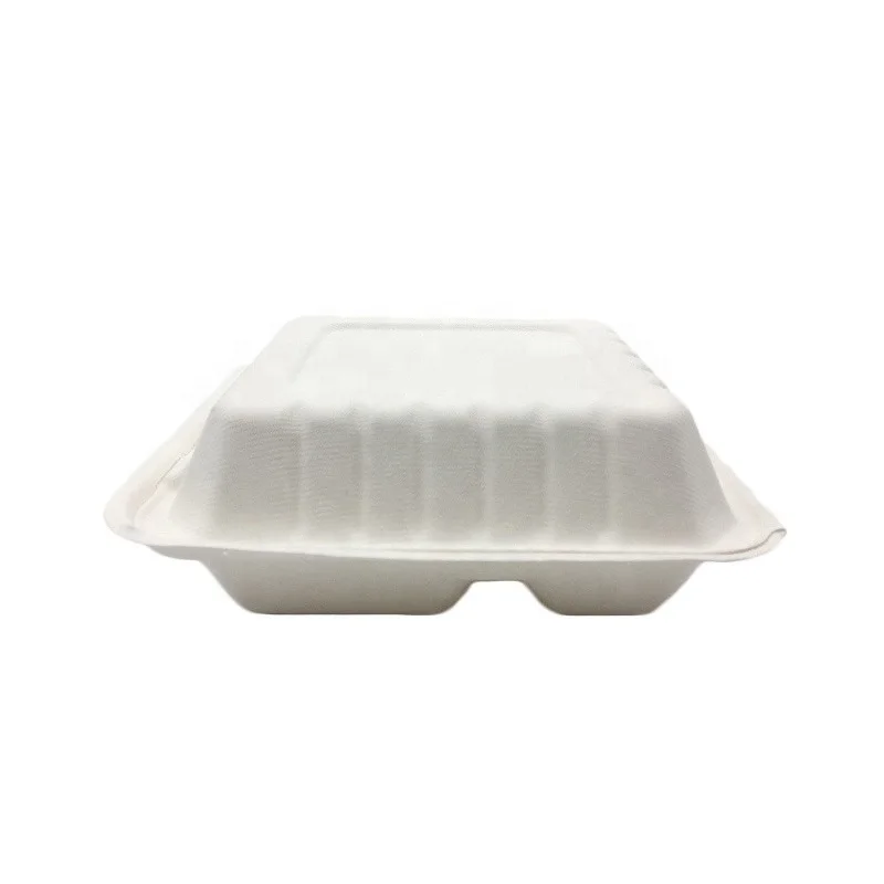 
breakfast small size 5 inch 2020 cake Box Bagasse Sugarcane Burger Box 