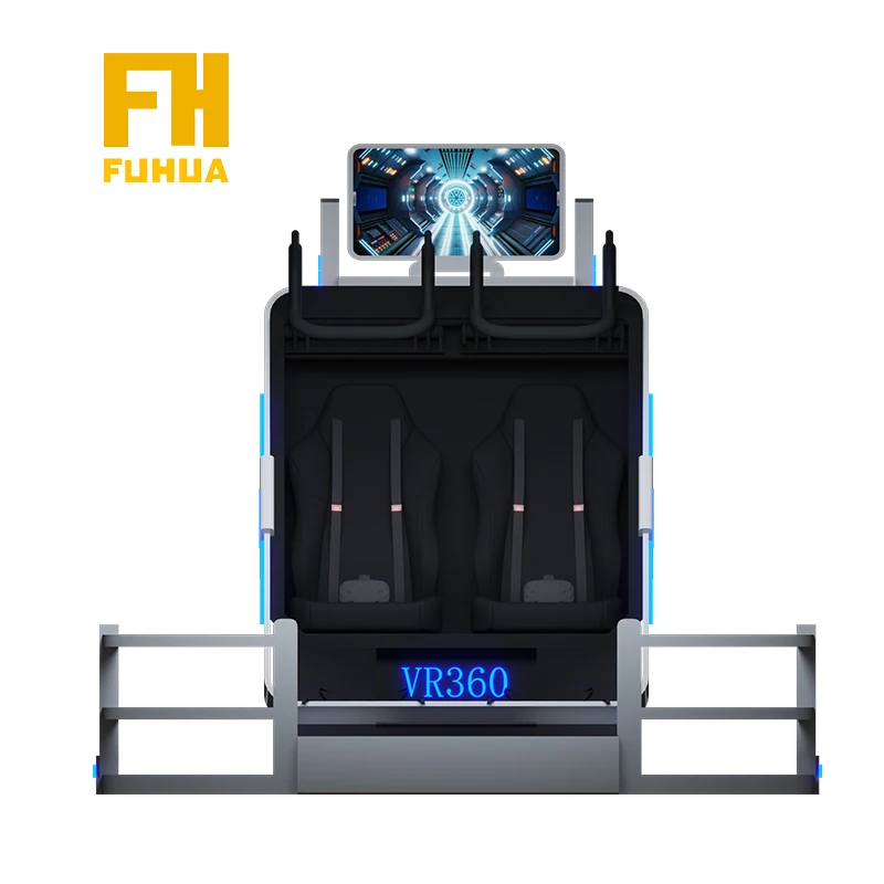 32 inch large screen 720 degree VR glasses enjoy  flight simulator the exciting and fun massive games  equipment with 2 seater