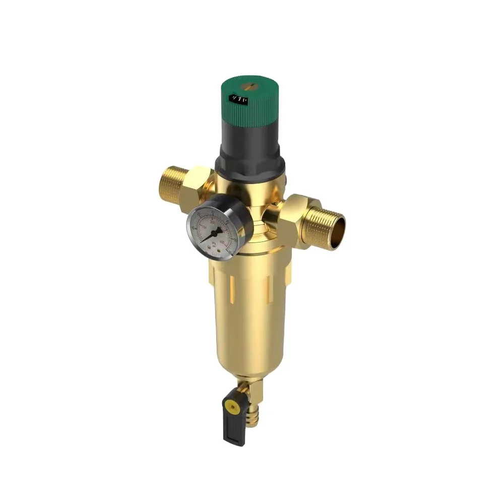 Whole house water purification system Brass sediment Pre-filter with Self cleaning home ro water filter water prefilter