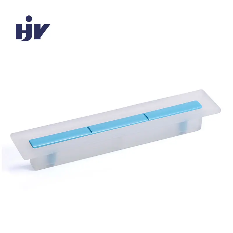 L019 Eco-friendly 50MM 142MM Silicone Plastic Furniture Handles Colorful Pink Blue White Color ABS Kitchen Handles