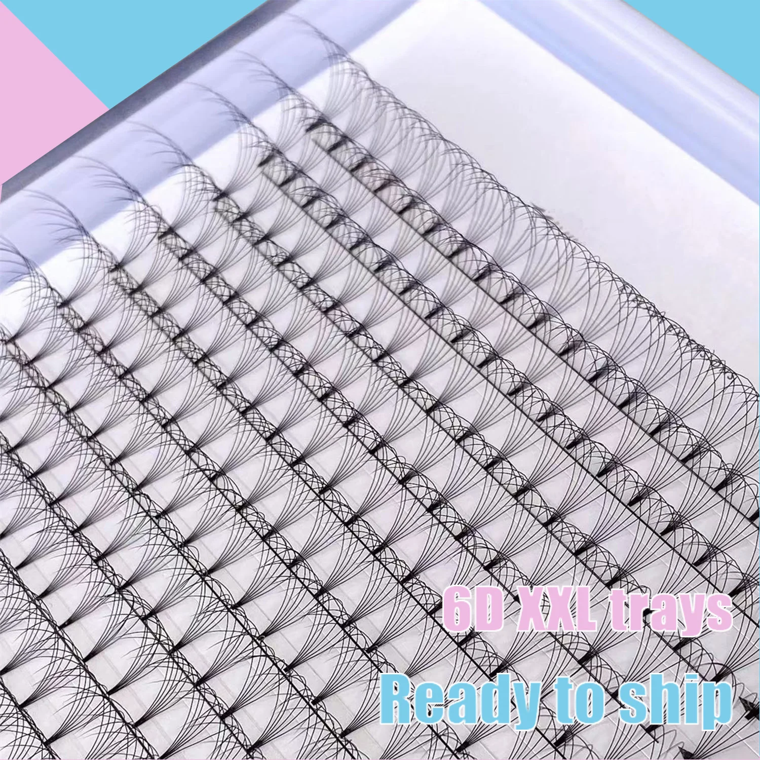 Las Extension Supplies 5d Matte Black D Curl Lashes Premade Fans Eyelash Extensions Private Label Mink Top Qulity Super Soft