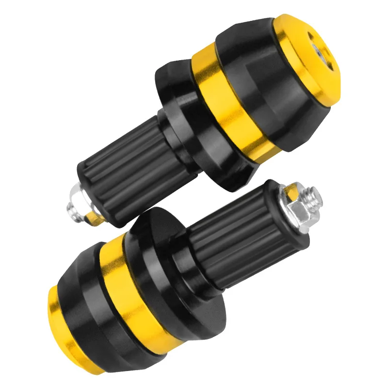Motorcycle YBR Tianjian handlebar plug balanced aluminum alloy solid CNC calf electric vehicle modified handle plug