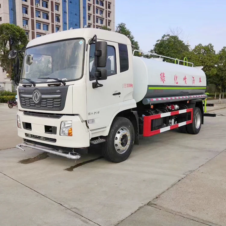 Dongfeng 4*2 sprinkle Water Tanker Truck Bulk Water Carrier 10000 Liters 190hp water pump tanker for hot sale