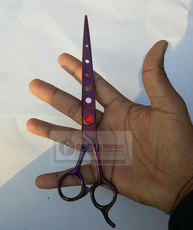Purple Coated Professional Hairdressing Scissors Shears - Premium Cutting Tool for Stylists