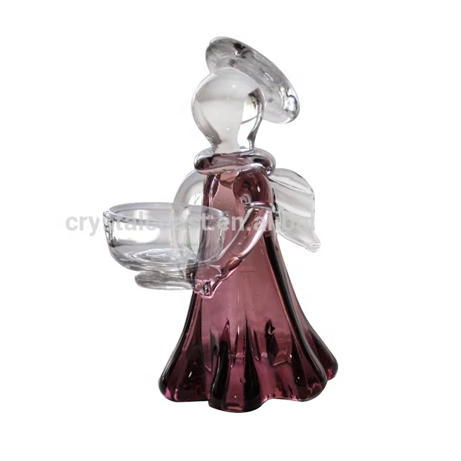 High quality murano glass figurine christmas decoration owl