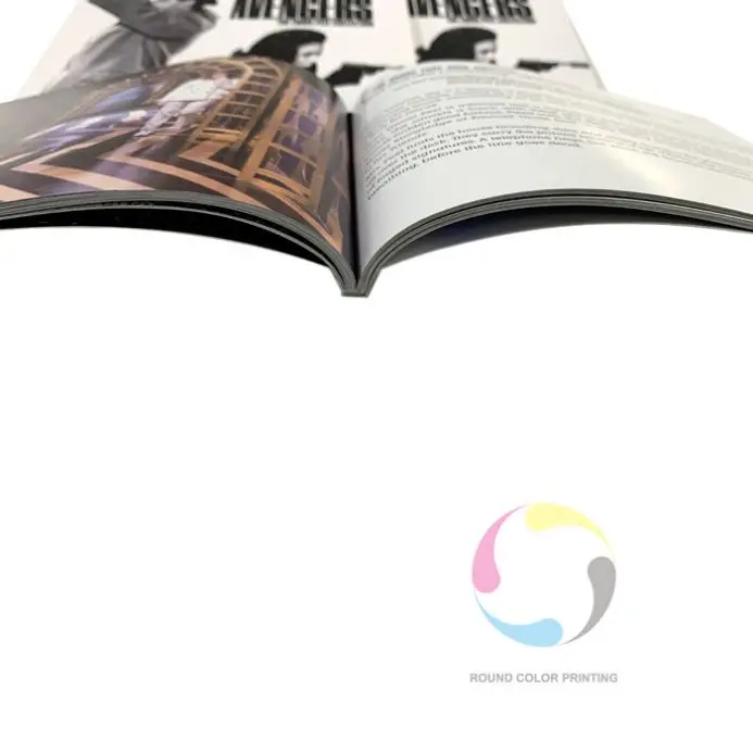 Professional Book Print High Quality Customized Design Softcover Book English Brochure