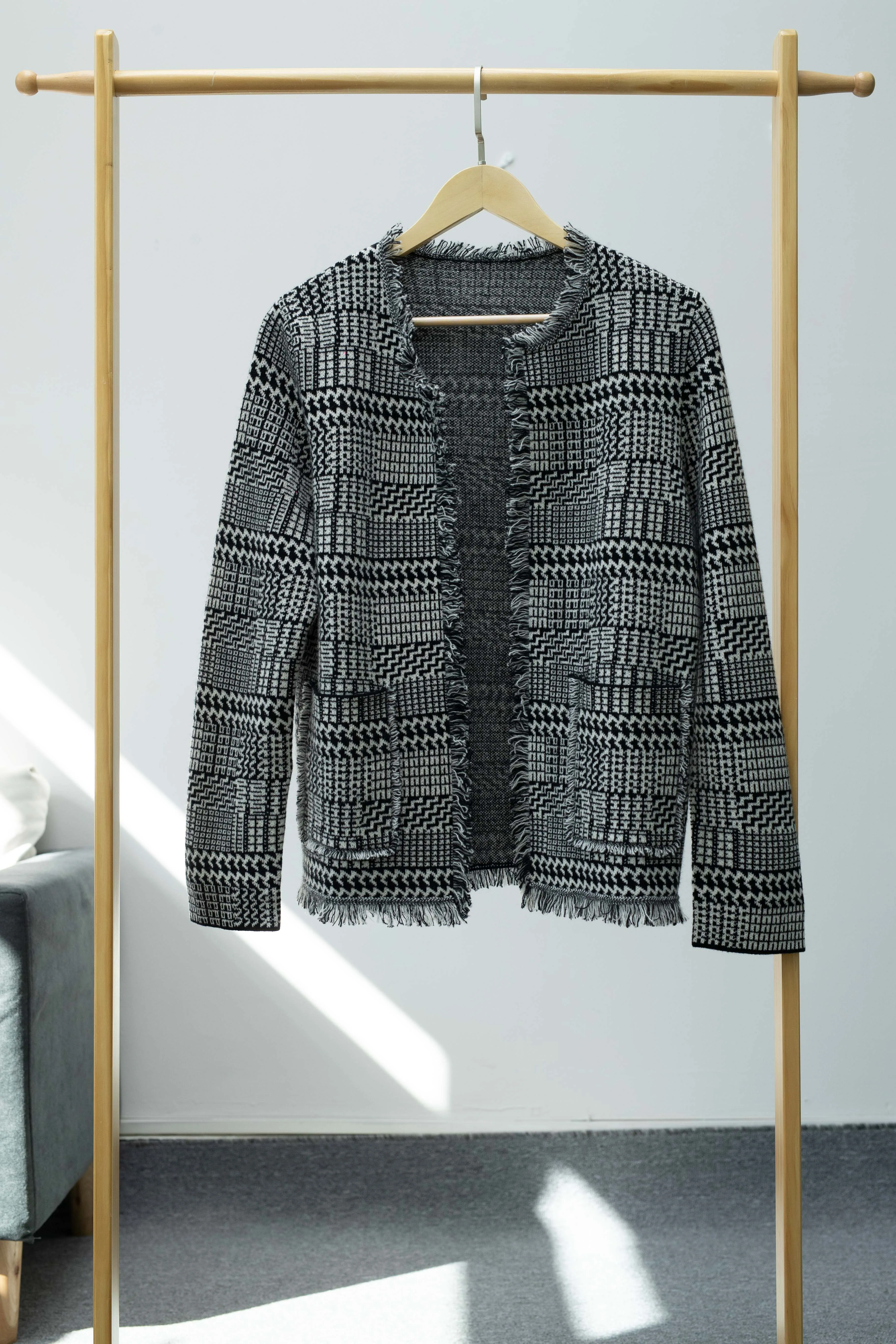 Inner Mongolia Lamb Thickened Merino Wool Short High Cashmere  Coat Handmade Women Top  Trench Alpaca