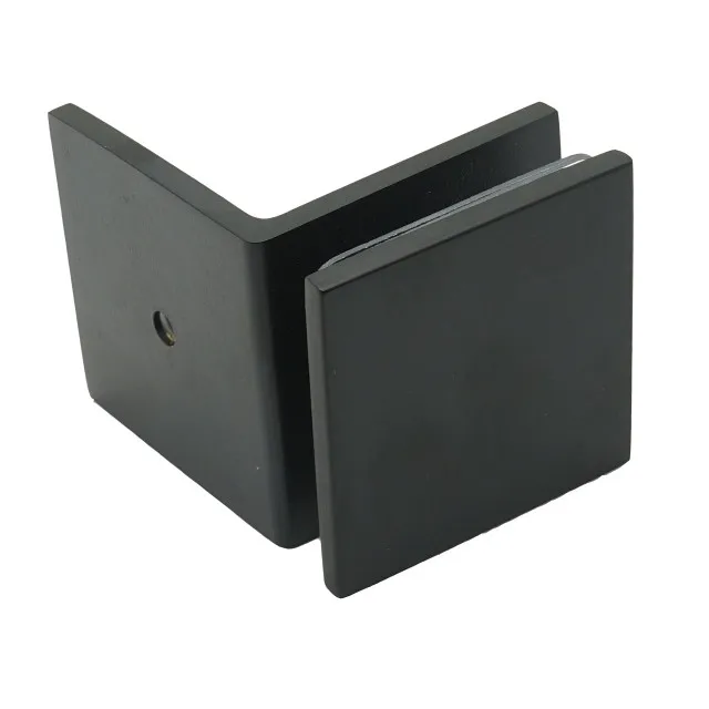 Condibe Bathroom Wall Mounting Black Glass Fix Clip