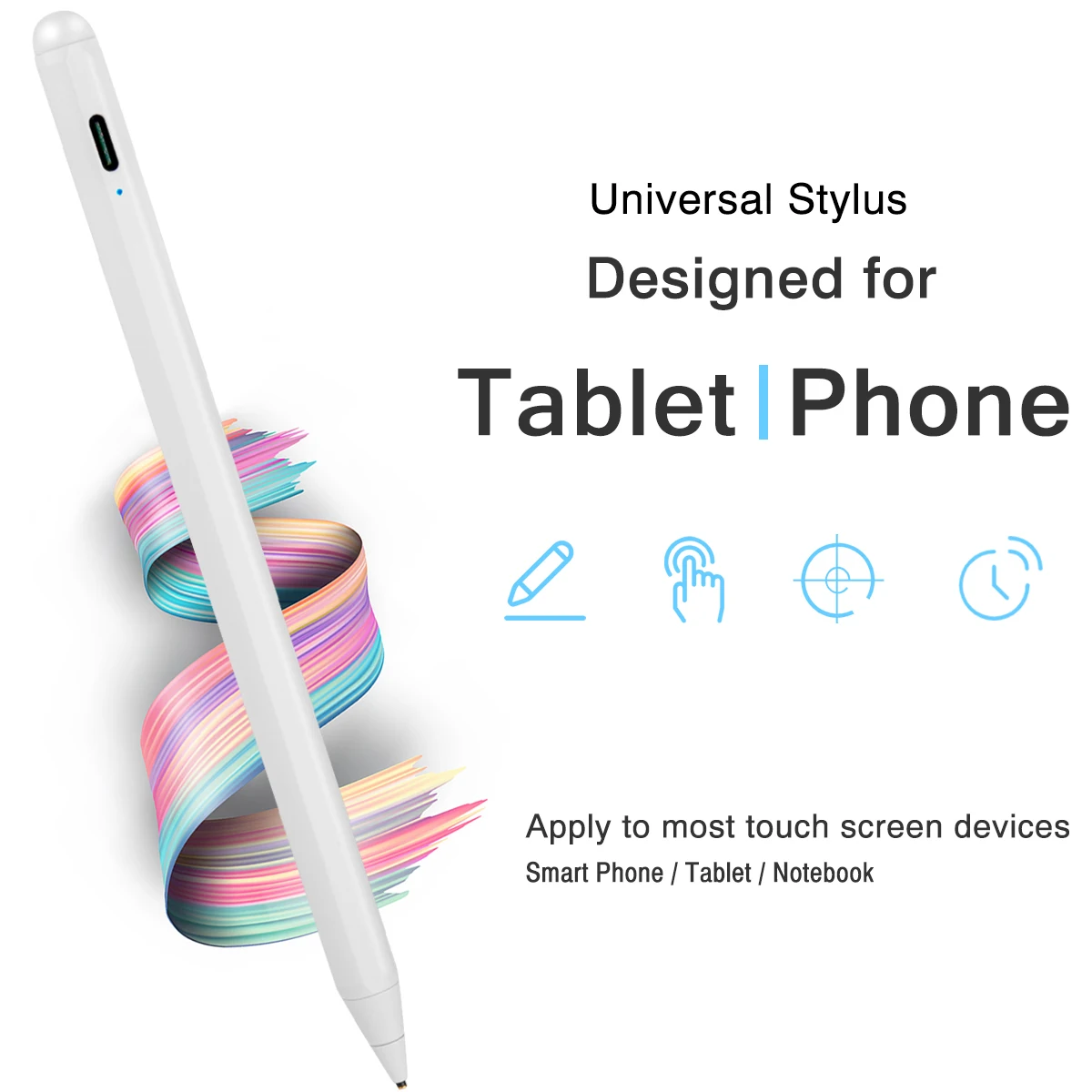 Hot Sale Universal Touch Smart Pen For Samsung Capacitive Screen Pen For Xiaomi Pad 5 Tablet Stylus Pen