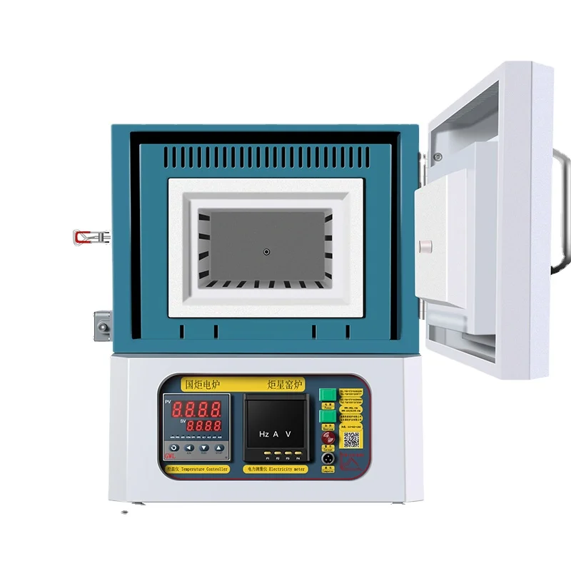 Good sale 1000 degree mini laboratoryheat treatment sintering muffle furnace f