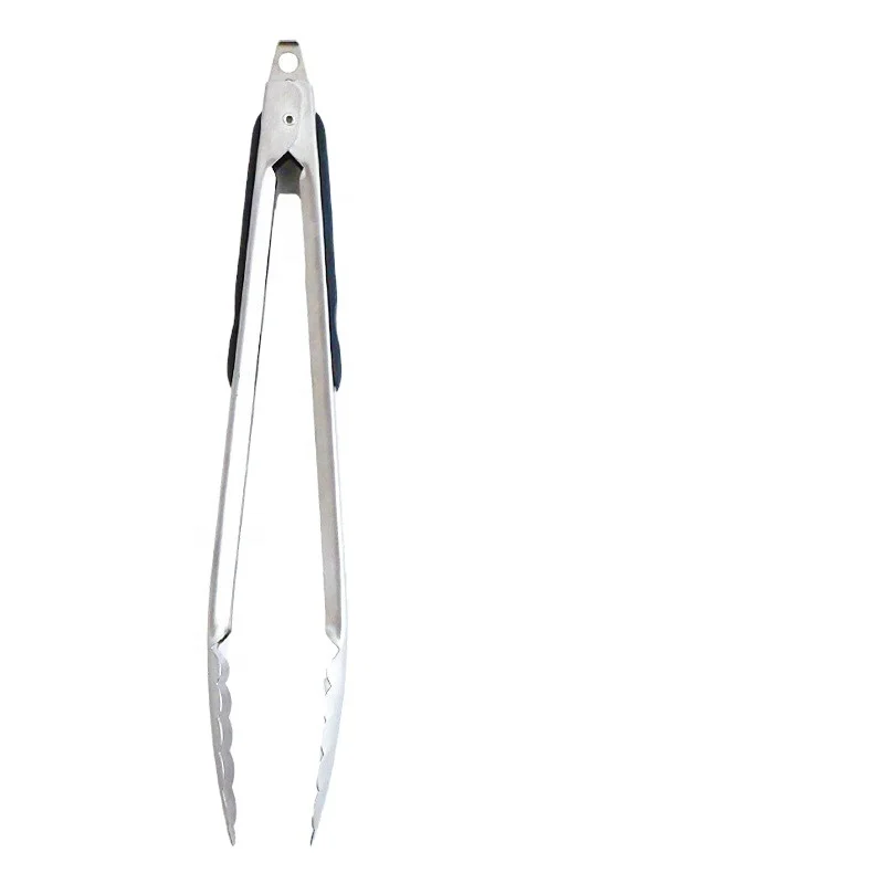 Buffet with kitchen stainless steel food with toast and steak with outdoor barbecue tools