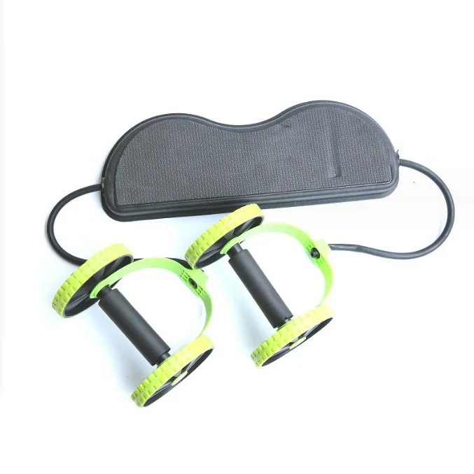 Adjustable Auxiliary Rope New Sport Muscle Exercise Home Gym Equipment Dual Energy Equipment Abdominal Wheel