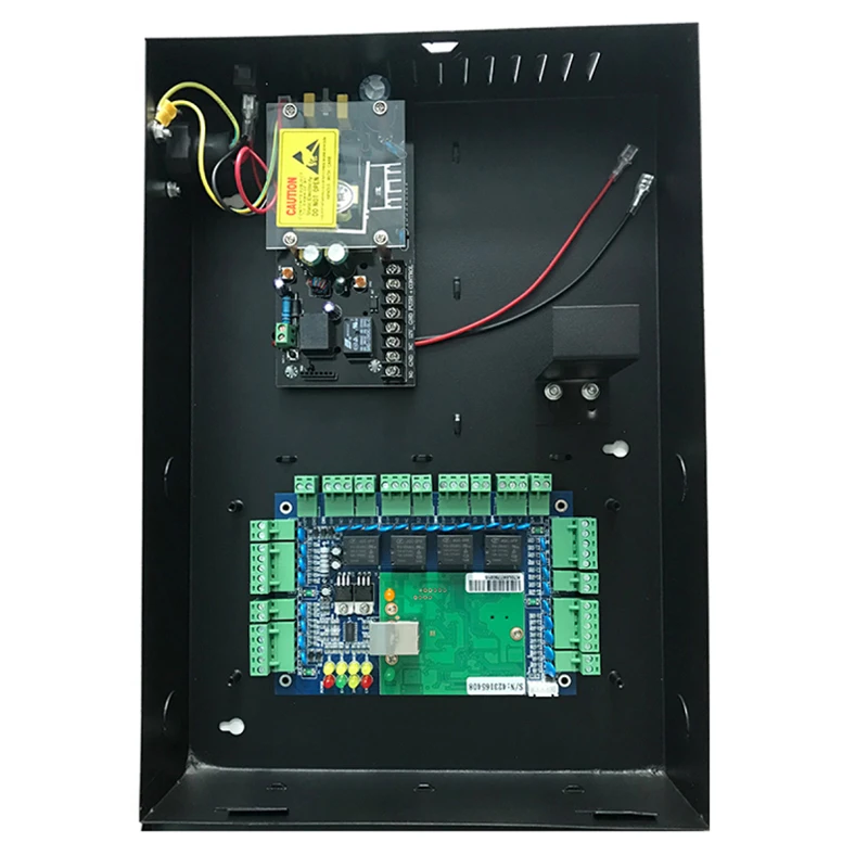 Ethernet 4 Door Network Access Control Units For AC110V/220V Wide Voltage Access Power Supply Controller