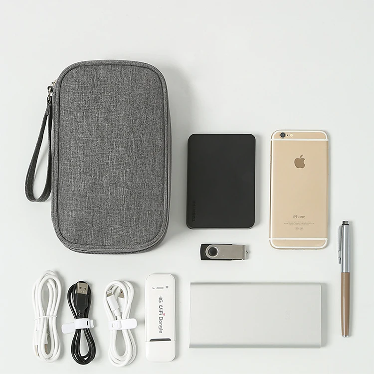 Tech Organizer Gadget Storage Bag Travel Cord Cable Organizer Pouch Portable Electronics Accessories Carrying Storage Bag