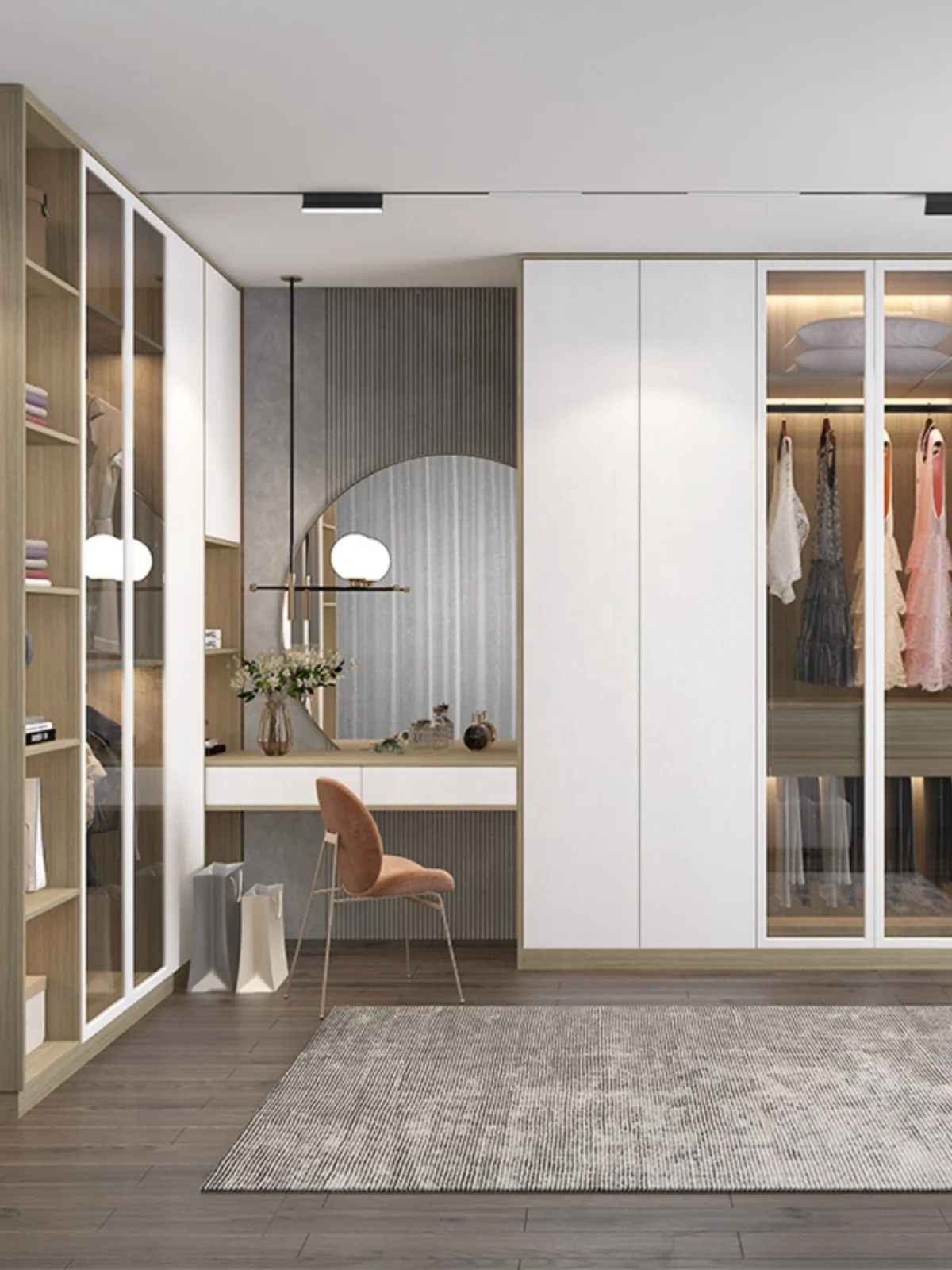 Foldable DIY Metal Cloth living room furniture Wardrobe non woven fabric portable Cloth storage wardrobe room cabinet