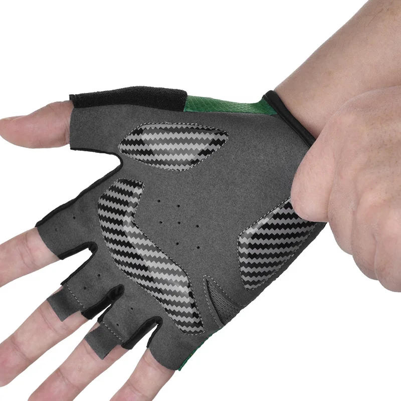BD1408 Outdoor Half Finger Bike Gloves anti slip Road Cycling Bicycle Riding Gloves Manufacturer