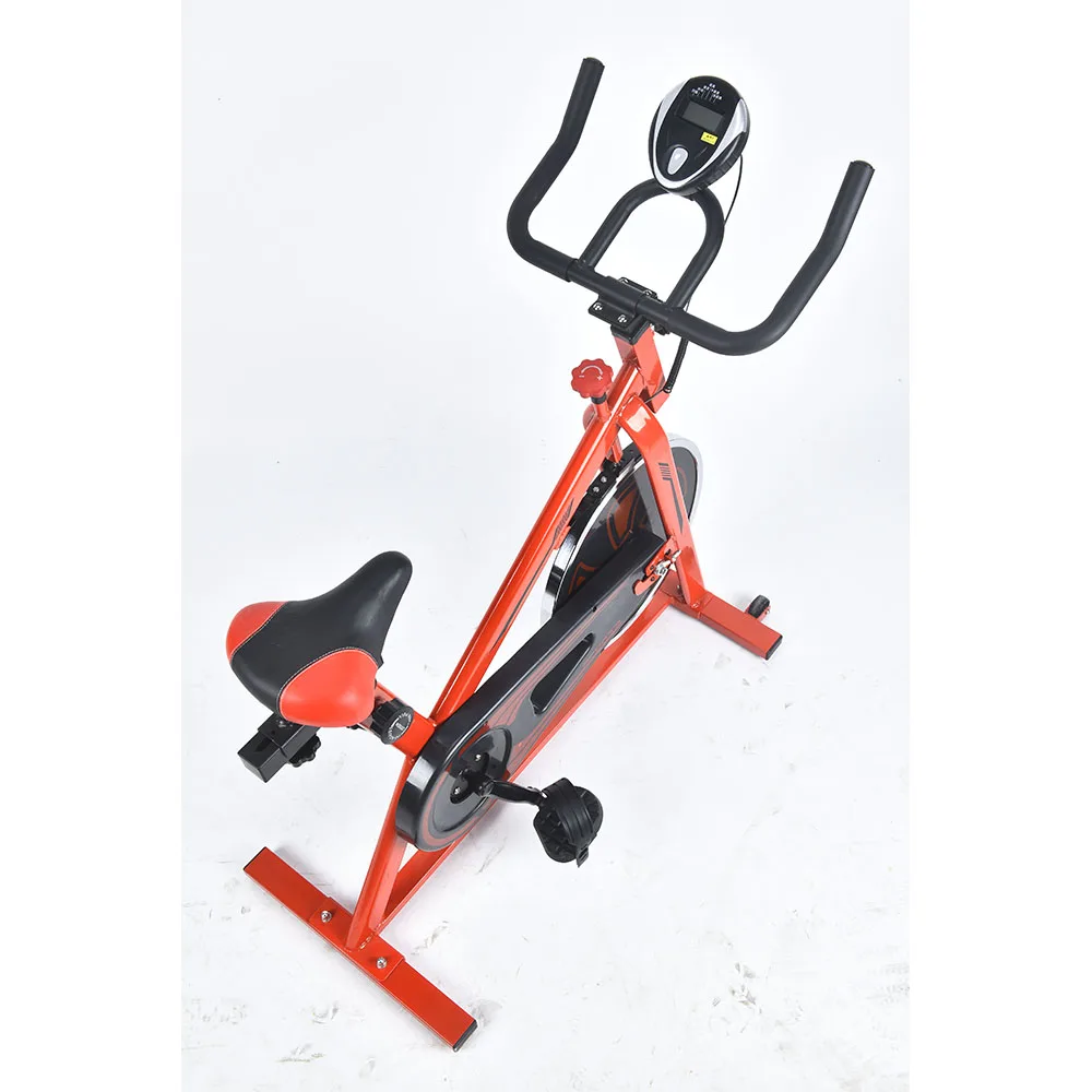 
Custom Logo OEM Smart Pedal Gym Home Used Indoor Red Best Cycling Body Strong Fitness 6KG Flywheel Exercise Spinning Bike 