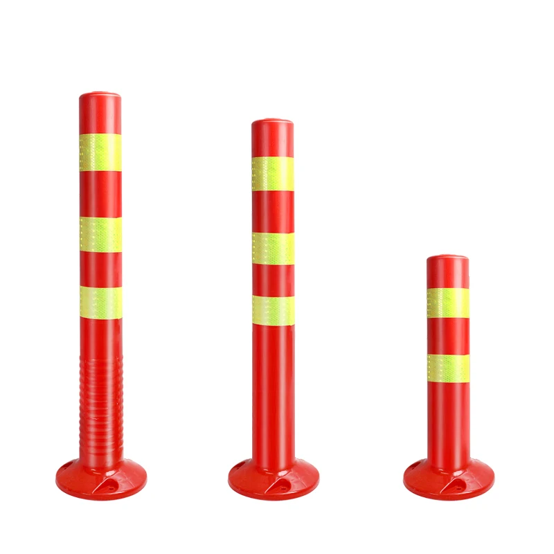 Lane Elastic Traffic Parking Barrier Warning Post
