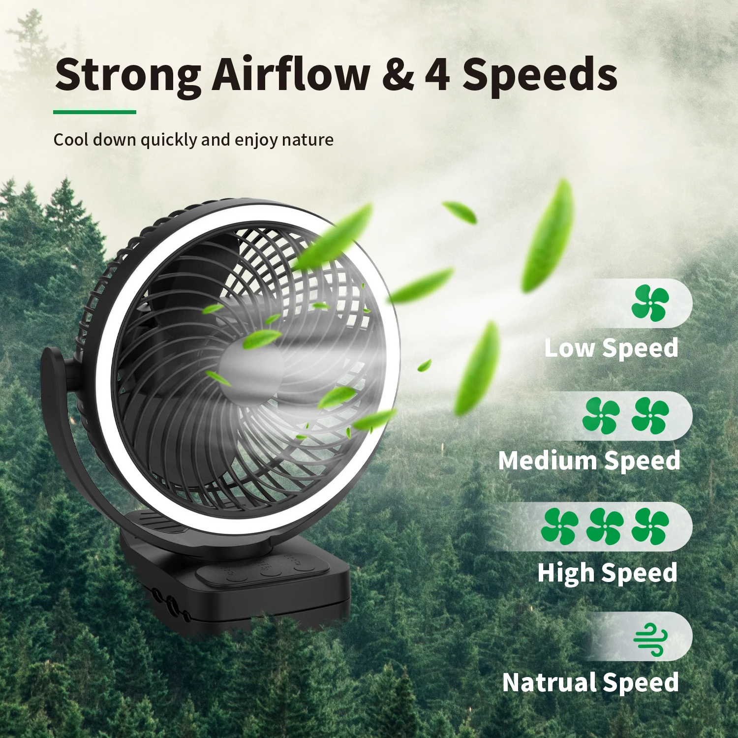 2/4/8 Hours Timer USB Rechargeable Wireless Portable Mini Electric Hanging Ceiling Camping Tent Lantern Light Fan for Outdoor