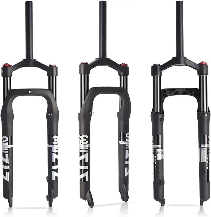 Very cheap Mountain Bike Front Fork Aluminum Alloy Magnesium Alloy MTB 26 27.5 29 inch Air Suspension Bicycle Front Fork