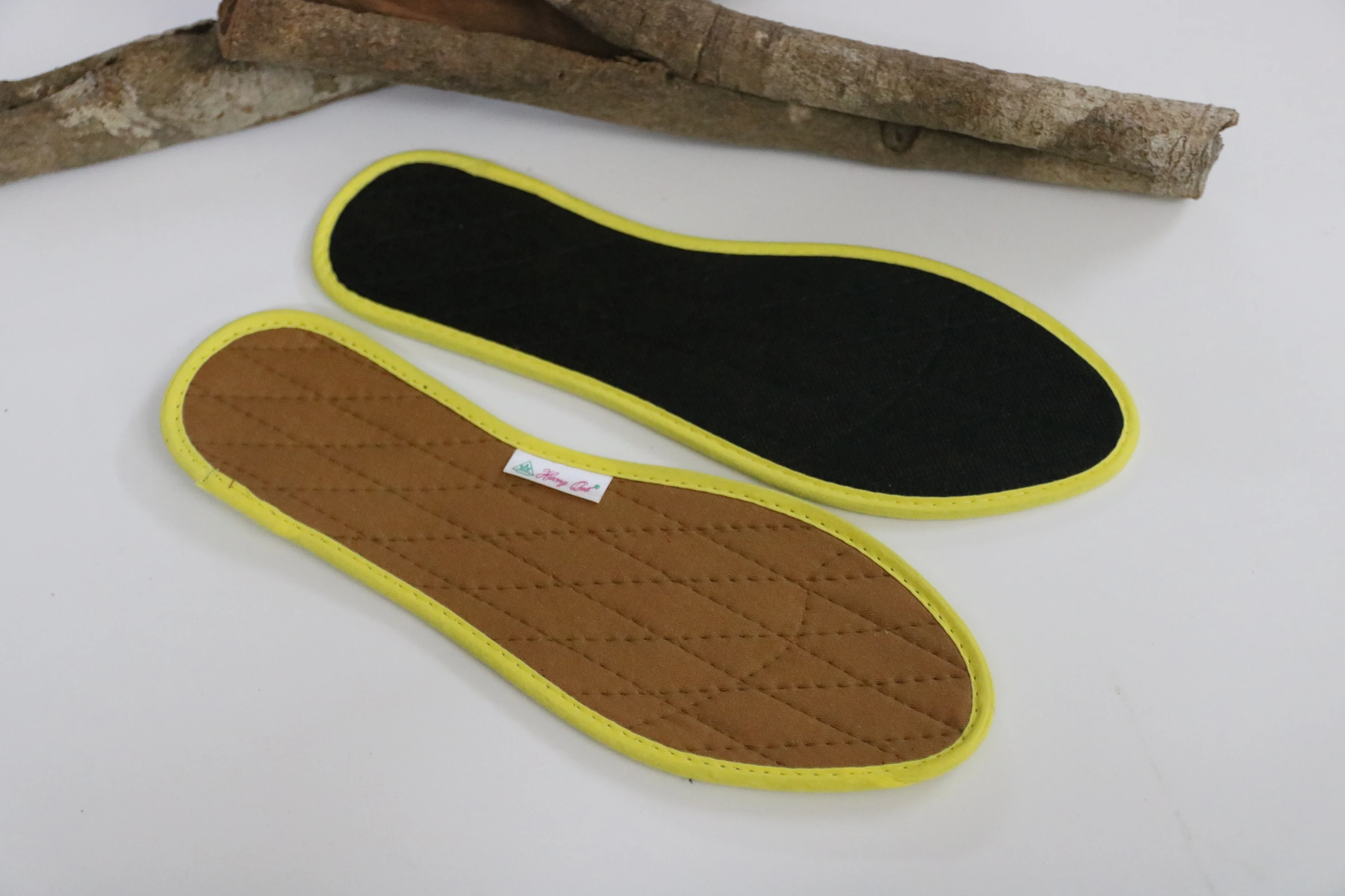 Vietnam Insoles - Natural Cinnamon Super Breathable and Absorbent Shoe Insoles Smell for Foot