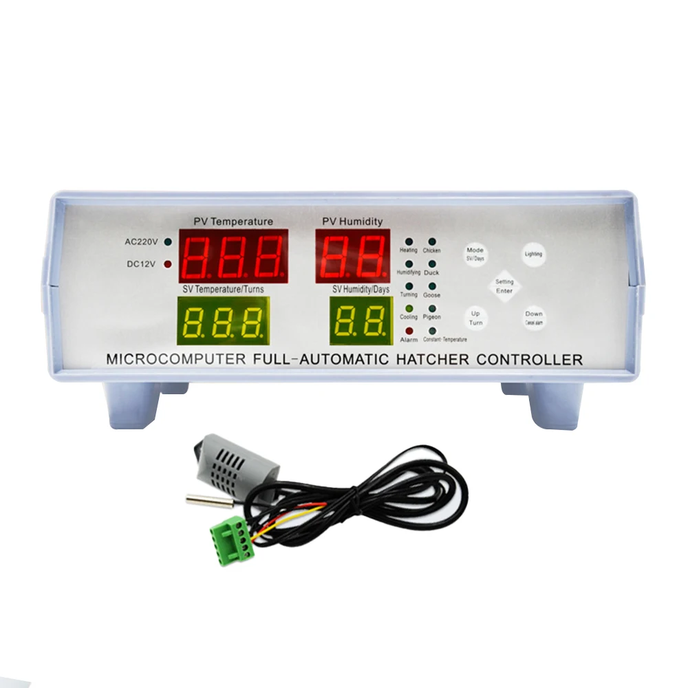External 18K2 Intelligent Incubator Controller Temperature And Humidity Control System Fully Automatic Incubator Thermostat
