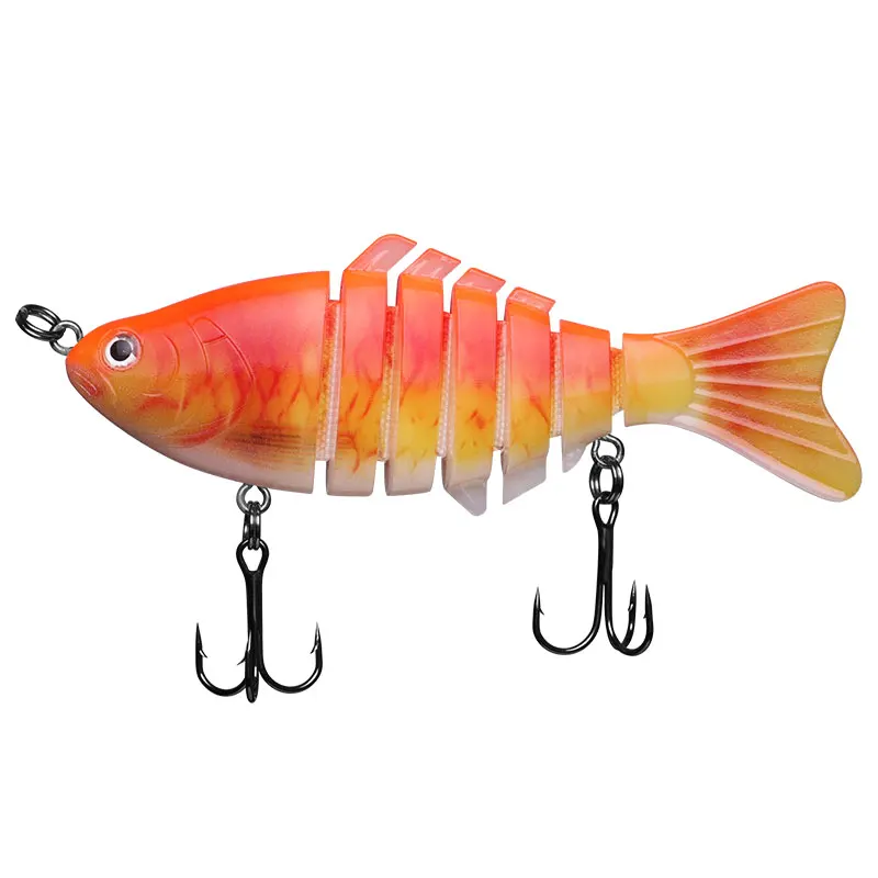 LINNHUE multi-jointed fish wobbler lure suitable for all water layers high rate of fishing 10cm suit for 8#hook
