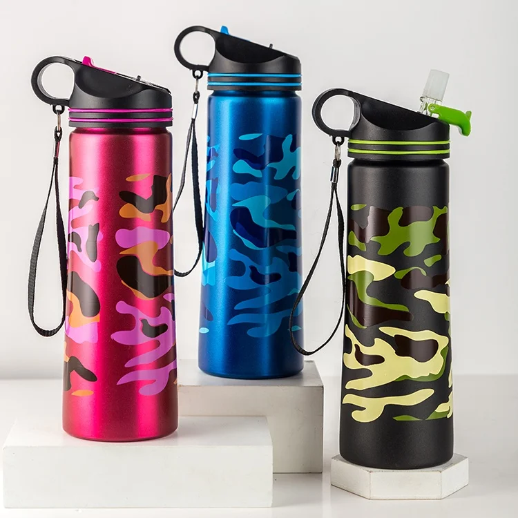 Eco-Friendly Customized Logo Sublimation Drinking BPA Free Single Wall Stainless Steel Water Bottle 500ml 750ml 1000ml