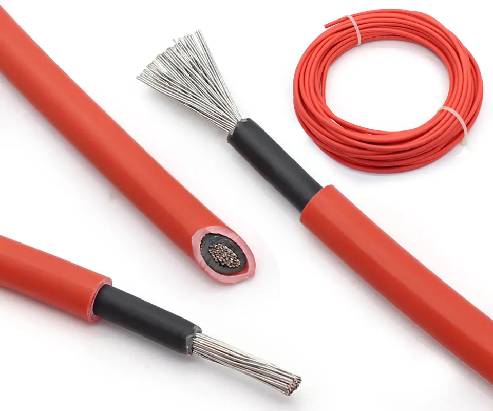 2.5mm2 4mm2 6mm2 10mm2 10AWG 12 AWG 14AWG XLPE PV1-F DC Solar Cable PV Wire